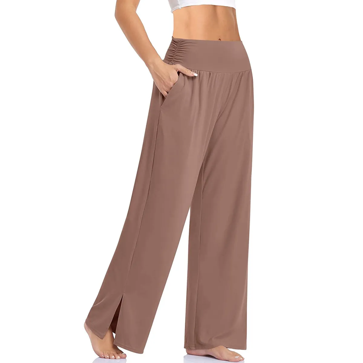 Athleisure Women Casual Wide Leg Pants
