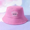 Embroidered BROOKLYN EW YORK Fisherman Hat-Rose Powder
