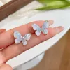 SJ13 Micro Set Blue Crystal Butterfly