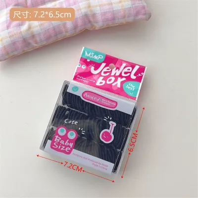 Simple Candy Color Children's Rubber Band Hair Ties Kids Accessories