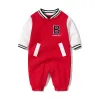 Long Sleeve B Red Baseball Clothes -02