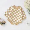 Apricot Brown Check