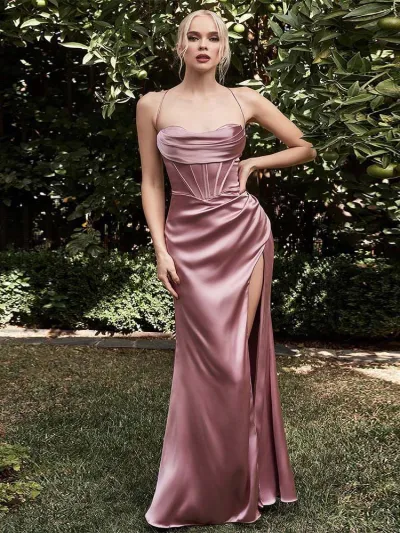 Summer Women Fashion Sexy Sling Split Party Dress