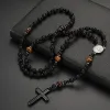 8Mm Matte Blackstone No. 4 (Alloy Tag)