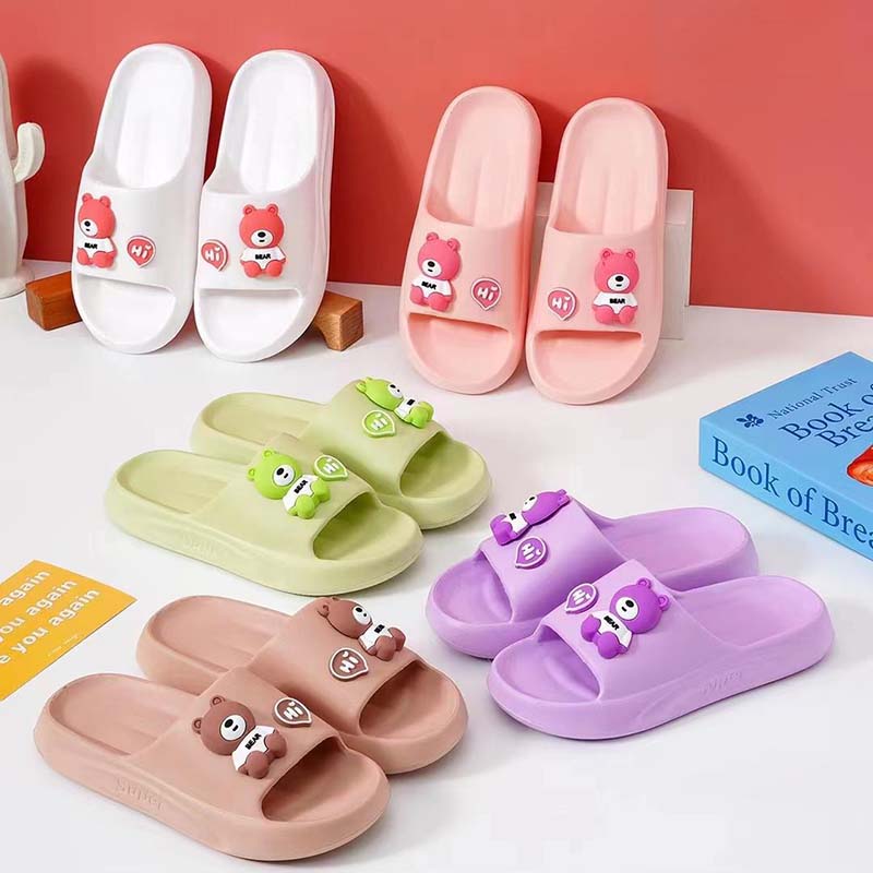 Wholesale Bulk Trade Women Hi Bear House Slippers