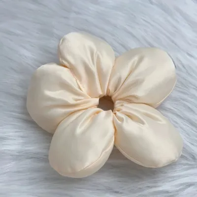 Elegant Style Women Solid Color Satin High Elasticity Hair Accessories Rope