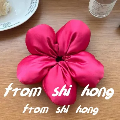 Elegant Style Women Solid Color Satin High Elasticity Hair Accessories Rope