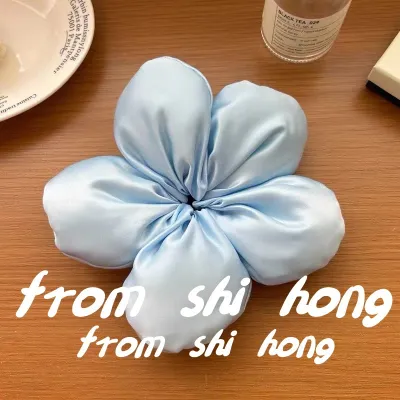 Elegant Style Women Solid Color Satin High Elasticity Hair Accessories Rope