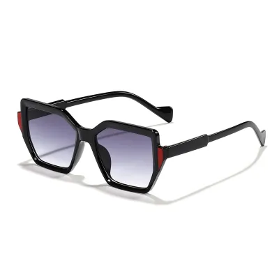 Irregular Gradient Frame Outdoor Sunshade Sunglasses