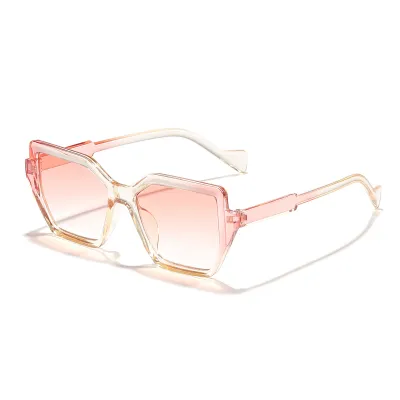 Irregular Gradient Frame Outdoor Sunshade Sunglasses