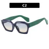 Blue Frame Green Foot