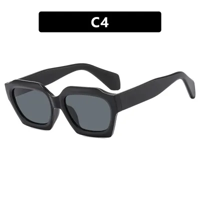 Polygon Irregular Fashion Square Sunglasses PC Frame AC Lens