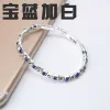 Sapphire Blue White