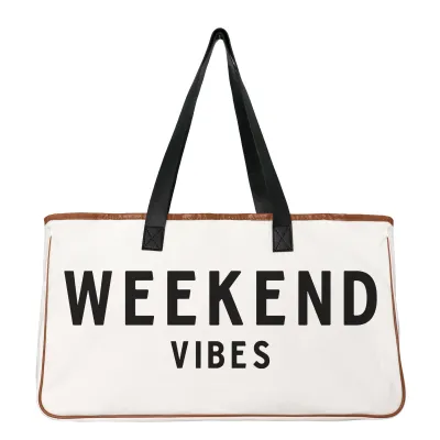 Fashionable Large Capacity Beach Cotton Linen Canvas Tote Bag