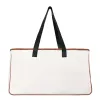 Beach Bag-White Edition Black Handheld