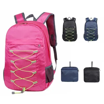 Mochila de viaje plegable de gran capacidad para exteriores sencilla