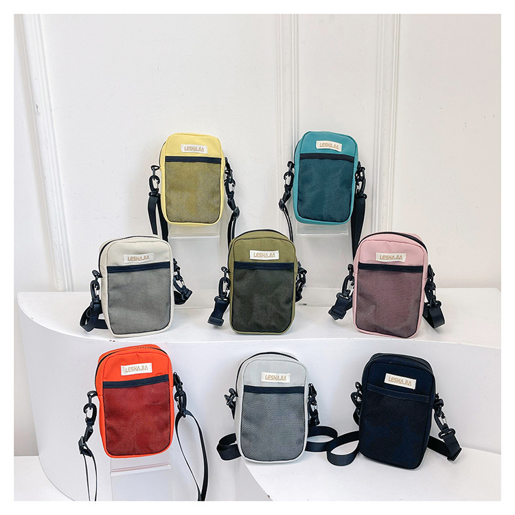Wholesale Women Fashion Solid Color Mesh Breathable Square