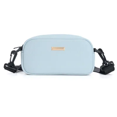 Women Fashionable Simple Solid Color Square PU Crossbody Bag