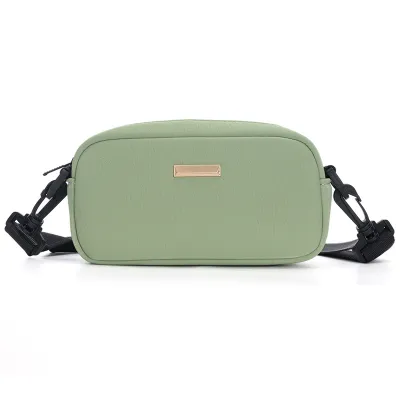 Women Fashionable Simple Solid Color Square PU Crossbody Bag