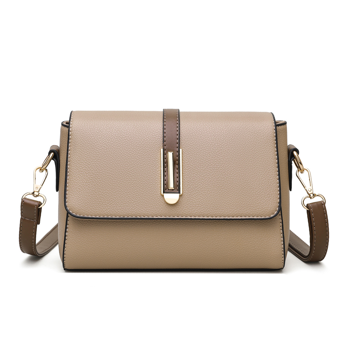 Wholesale Women Fashionable Simple Diamond Square Flip PU