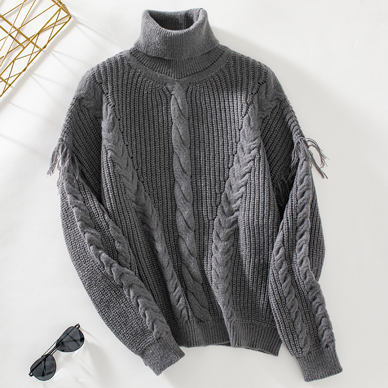 Wholesale Winter Women Fashion Solid Color Turtleneck