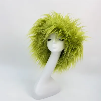 Women Fashion Solid Color Warm Plush Faux Fur Straw Hat