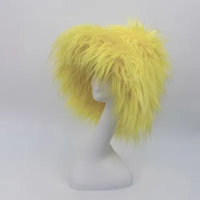 Women Fashion Solid Color Warm Plush Faux Fur Straw Hat