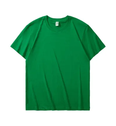 Men Casual Plus Size Solid Color Short Sleeve Cotton T-Shirt