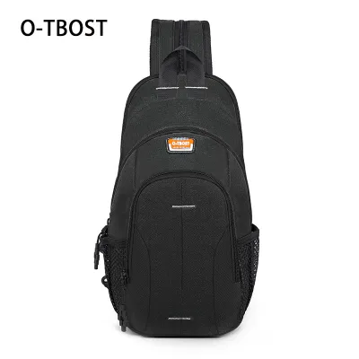 Men Outdoor Multifunctional Chest Bag Waist Pack with Letters Pattern