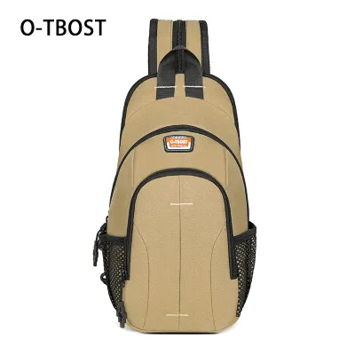 Men Outdoor Multifunctional Chest Bag Waist Pack with Letters Pattern
