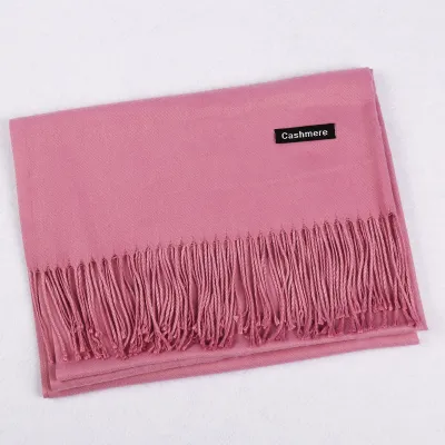 Autumn Winter Fashion Solid Color Imitation Cashmere Scarf