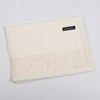 Autumn Winter Fashion Solid Color Imitation Cashmere Scarf
