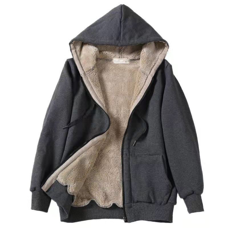 【SCENERITY】Fleece Line Hood SCENERITY】Spray washing hood zip-up