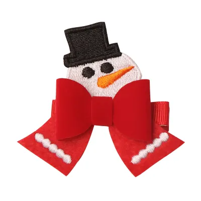 Children's Christmas Bow Hair Clip Party Hairpin