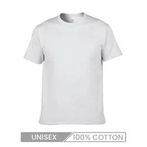 Custom Men Women Gildan 76000 Pure Cotton Solid Color Crewneck T-Shirt
