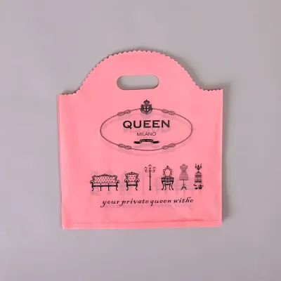 100pcs Fashion Printing Shopping Gift Packaging Plastic Bags