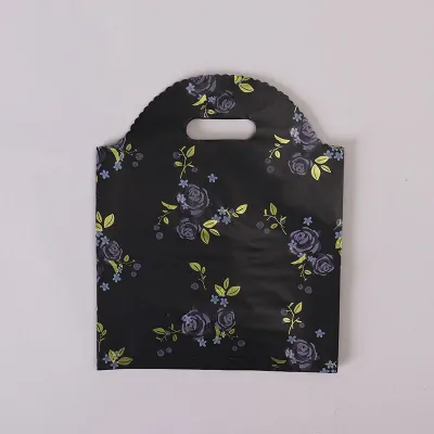 100pcs Fashion Printing Shopping Gift Packaging Plastic Bags