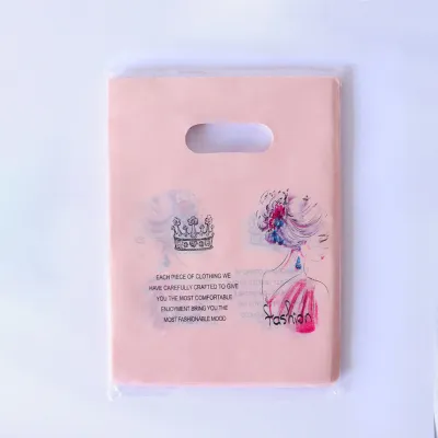 100Pcs Fashion Printing Shopping Gift Packaging Plastic Bag