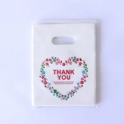 100Pcs Fashion Printing Shopping Gift Packaging Plastic Bag