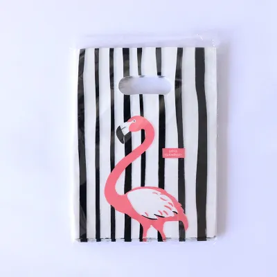 100Pcs Fashion Printing Shopping Gift Packaging Plastic Bag