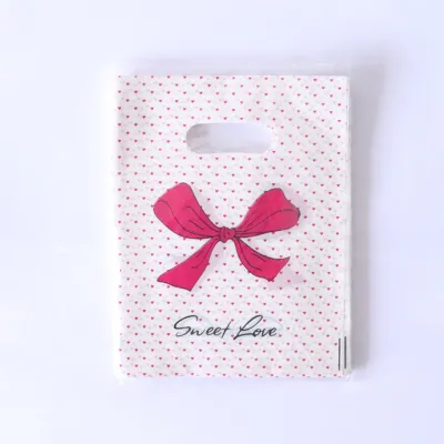 100Pcs Fashion Printing Shopping Gift Packaging Plastic Bag