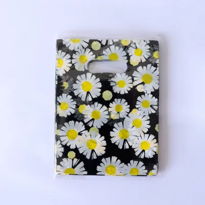 100Pcs Fashion Printing Shopping Gift Packaging Plastic Bag