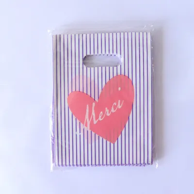 100Pcs Fashion Printing Shopping Gift Packaging Plastic Bag