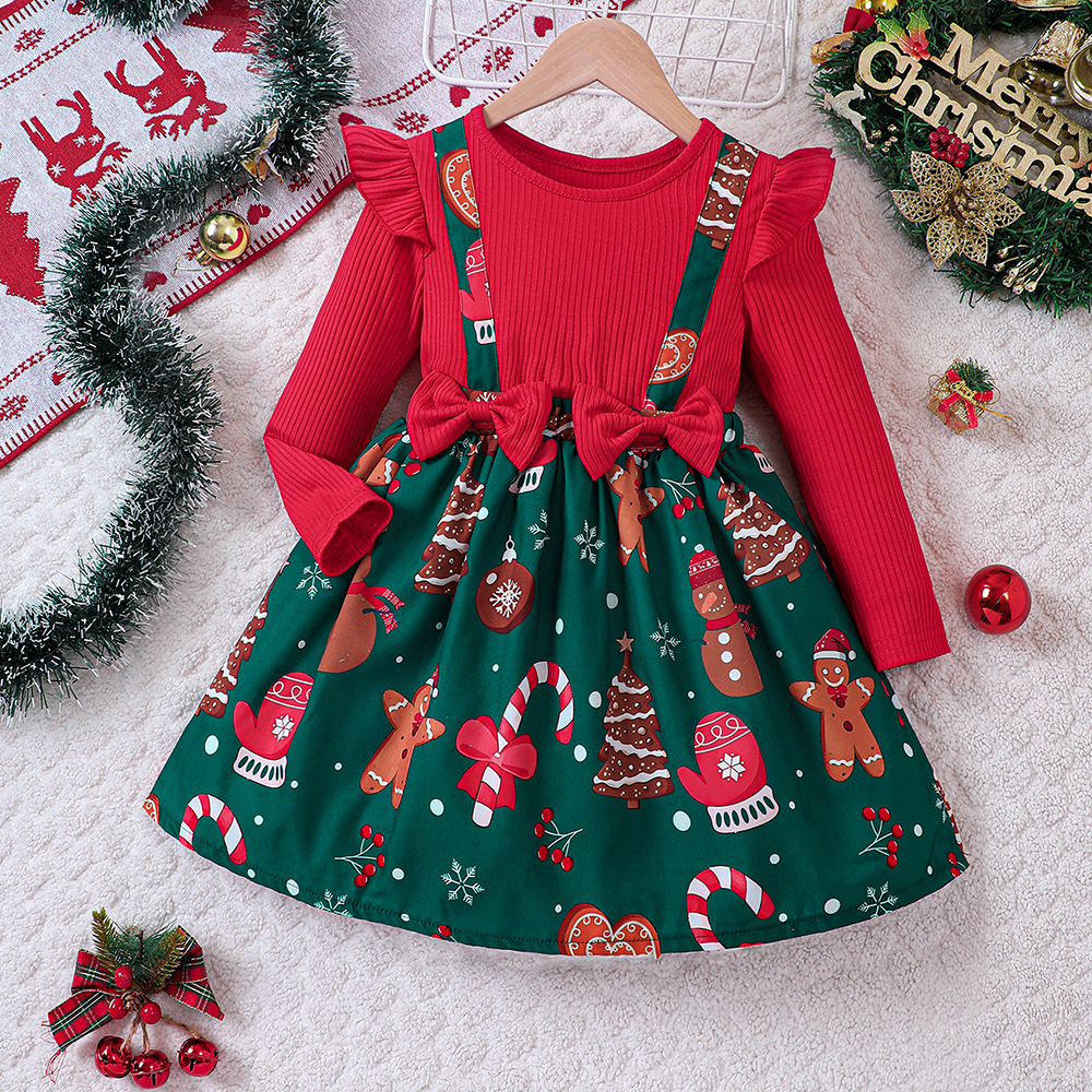 slim fit dress slacks Scarlett Shimmer Christmas Long Sleeve Tutu Dress: 3T