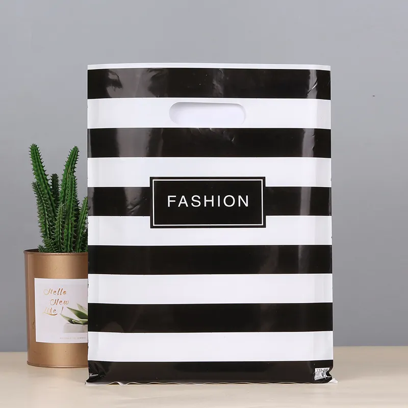 Fashion Creative Printing Gift Packaging Plastic Shopping Bags