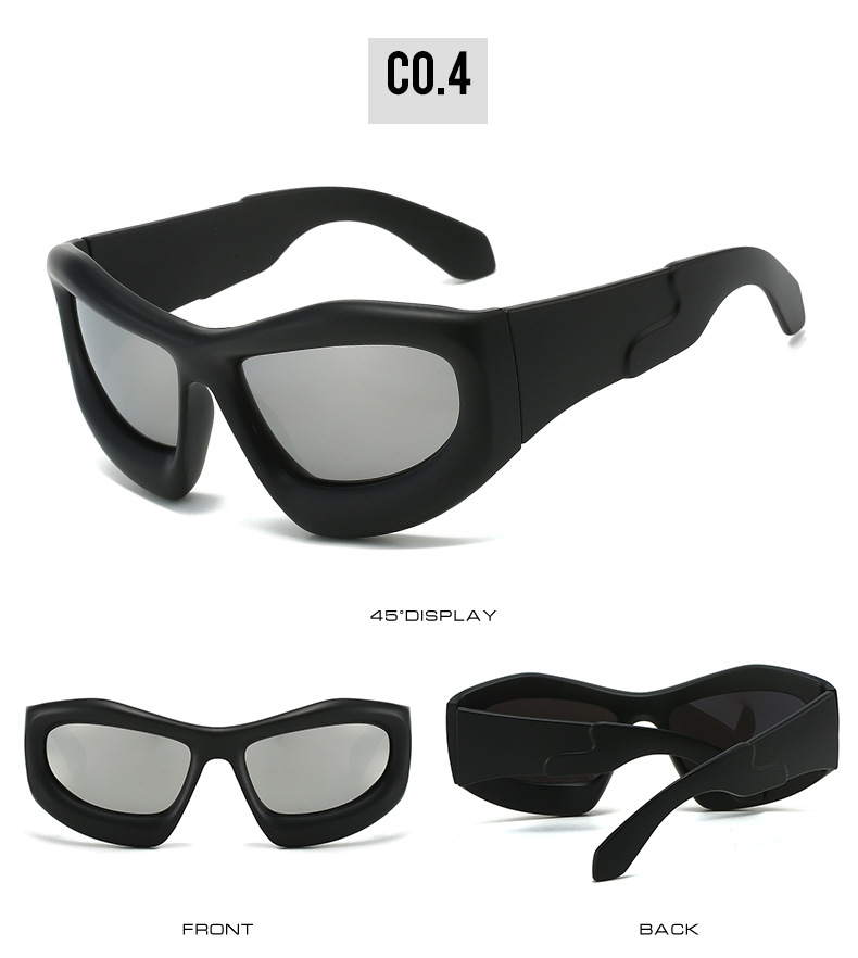 blinde サングラス double bobble Wholesale Retro Double Beam Cutout Box Sunglasses