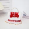 Red And White Lattice Love Bow