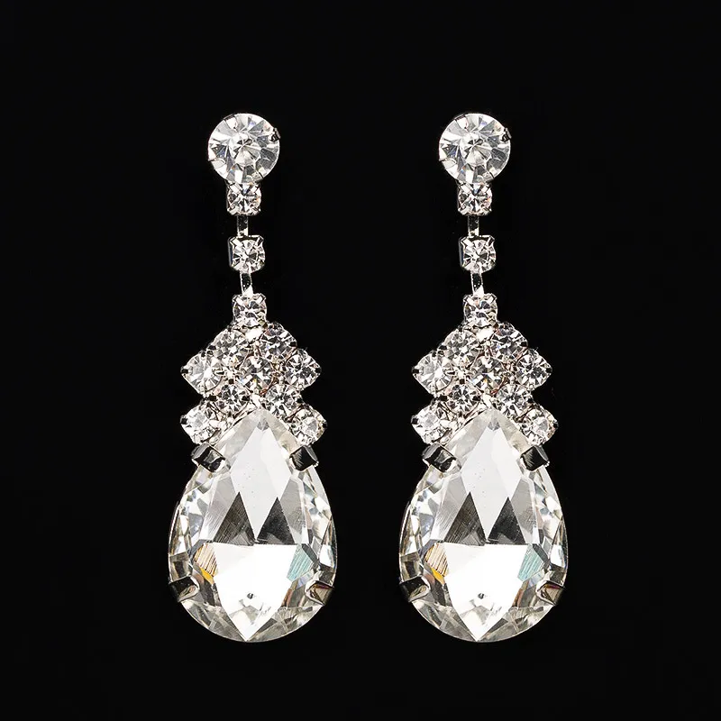 Fashion Women's Crystal Rhinestone Drop Earrings