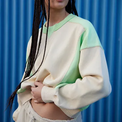 Women's Loose Fit Pullover Sweatshirt - Japanese Korean Casual Style