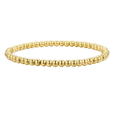 Simple Round Beaded Bracelet Unisex Plastic Resin Handstring
